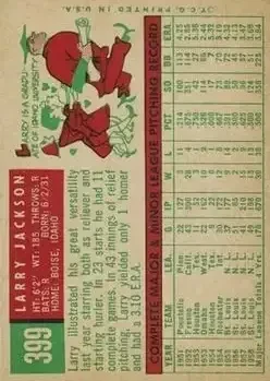 Back of Larry Jackson