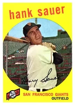1959 Topps #404 Hank Sauer