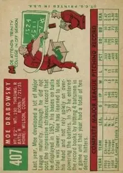 Back of Moe Drabowsky