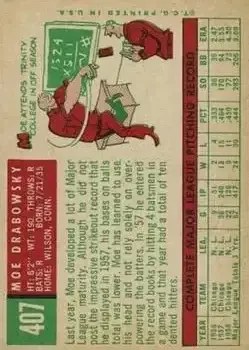 Back of Moe Drabowsky