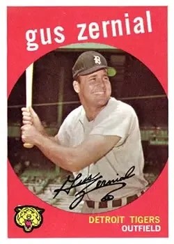 1959 Topps #409 Gus Zernial