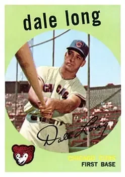 1959 Topps #414 Dale Long