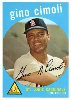 1959 Topps #418 Gino Cimoli