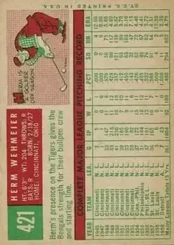 Back of Herman Wehmeier