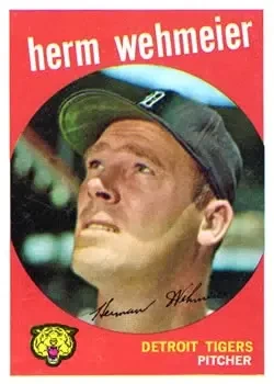 1959 Topps #421 Herman Wehmeier
