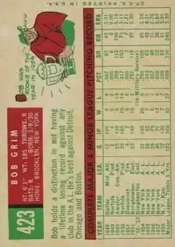 Back of Bob Grim