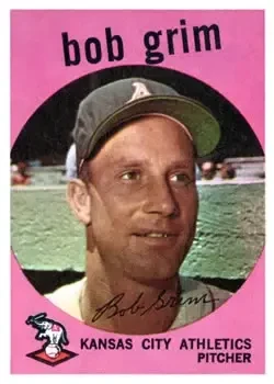 1959 Topps #423 Bob Grim