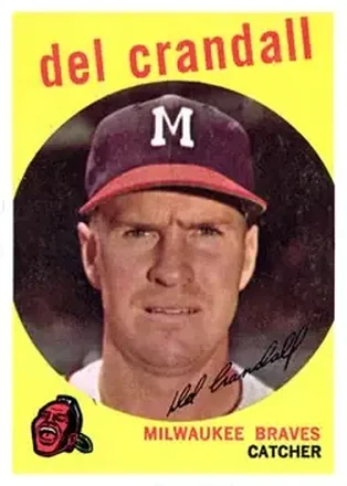 1959 Topps #425 Del Crandall