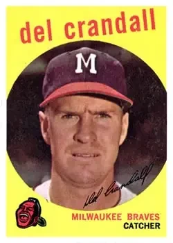 1959 Topps #425 Del Crandall
