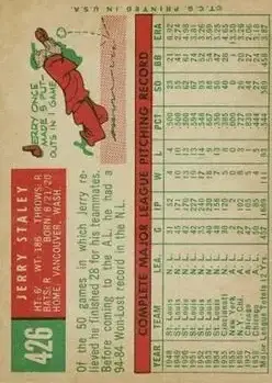 Back of Gerry Staley