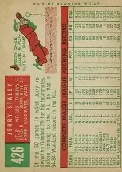 Back of Gerry Staley