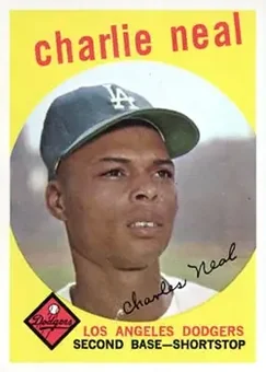 1959 Topps #427 - Charley Neal - Los Angeles Dodgers