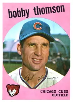 Front of Bobby Thomson