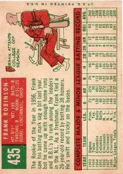 Back of Frank Robinson