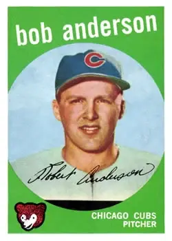 1959 Topps #447 Bob Anderson
