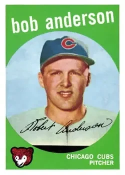 1959 Topps #447 Bob Anderson