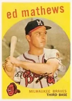 1959 Topps #450 Ed Mathews