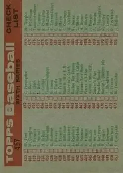 Back of Card #457