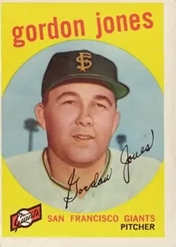 1959 Topps #458 Gordon Jones