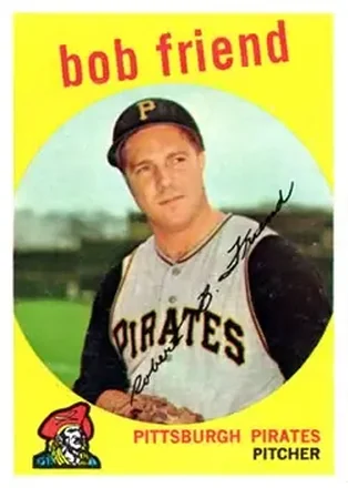 1959 Topps #460 Bob Friend