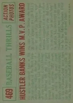 Back of Ernie Banks