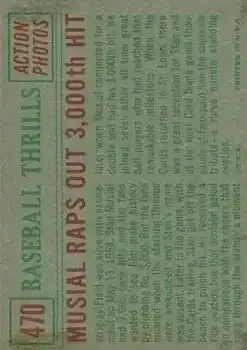 Back of Stan Musial