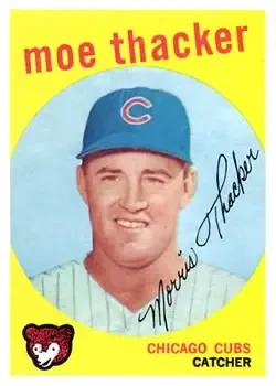 1959 Topps #474 Moe Thacker