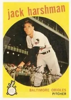 1959 Topps #475 Jack Harshman