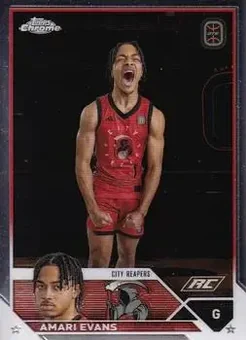 2023-24 Topps Chrome Overtime Elite #1 Amari Evans