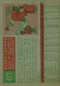 Back of Barry Latman