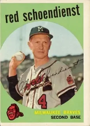 1959 Topps #480 Al Schoendienst