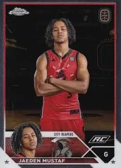 2023-24 Topps Chrome Overtime Elite #2 Jaeden Mustaf