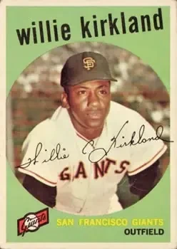 1959 Topps #484 Willie Kirkland