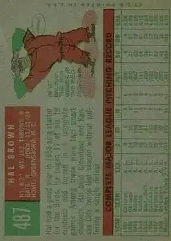 Back of Hal Brown