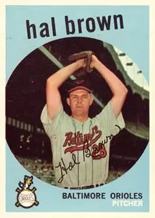 1959 Topps #487 Hal Brown