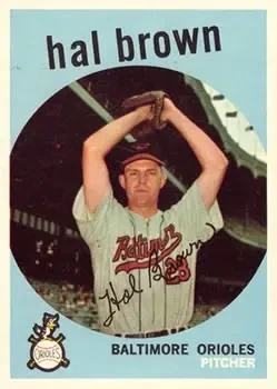 1959 Topps #487 Hal Brown