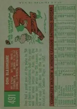 Back of Don Blasingame
