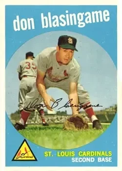 1959 Topps #491 Don Blasingame