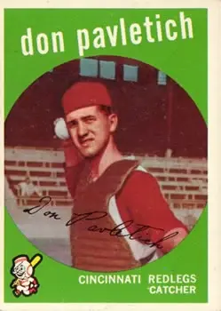 1959 Topps #494 Don Pavletich