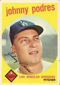 1959 Topps #495 Johnny Podres