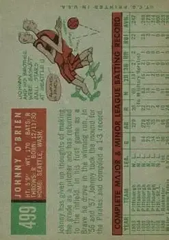 Back of Johnny O'Brien