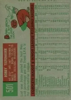 Back of Bobby Tiefenauer