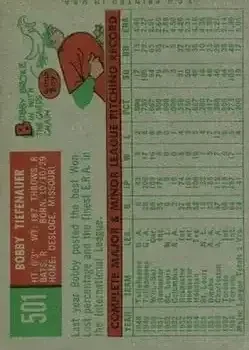 Back of Bobby Tiefenauer