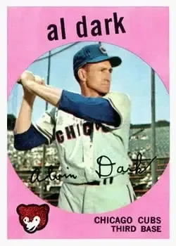 1959 Topps #502 Alvin Dark
