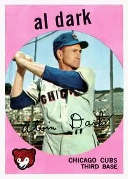 1959 Topps #502 Alvin Dark