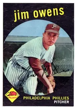 1959 Topps #503 Jim Owens