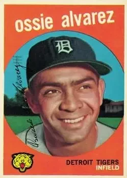 1959 Topps #504 Ossie Alvarez
