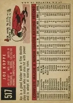 Back of Joe Koppe
