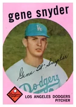 1959 Topps #522 Gene Snyder