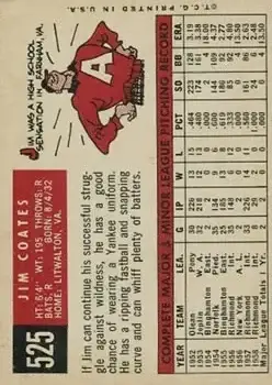 Back of Jim Coates